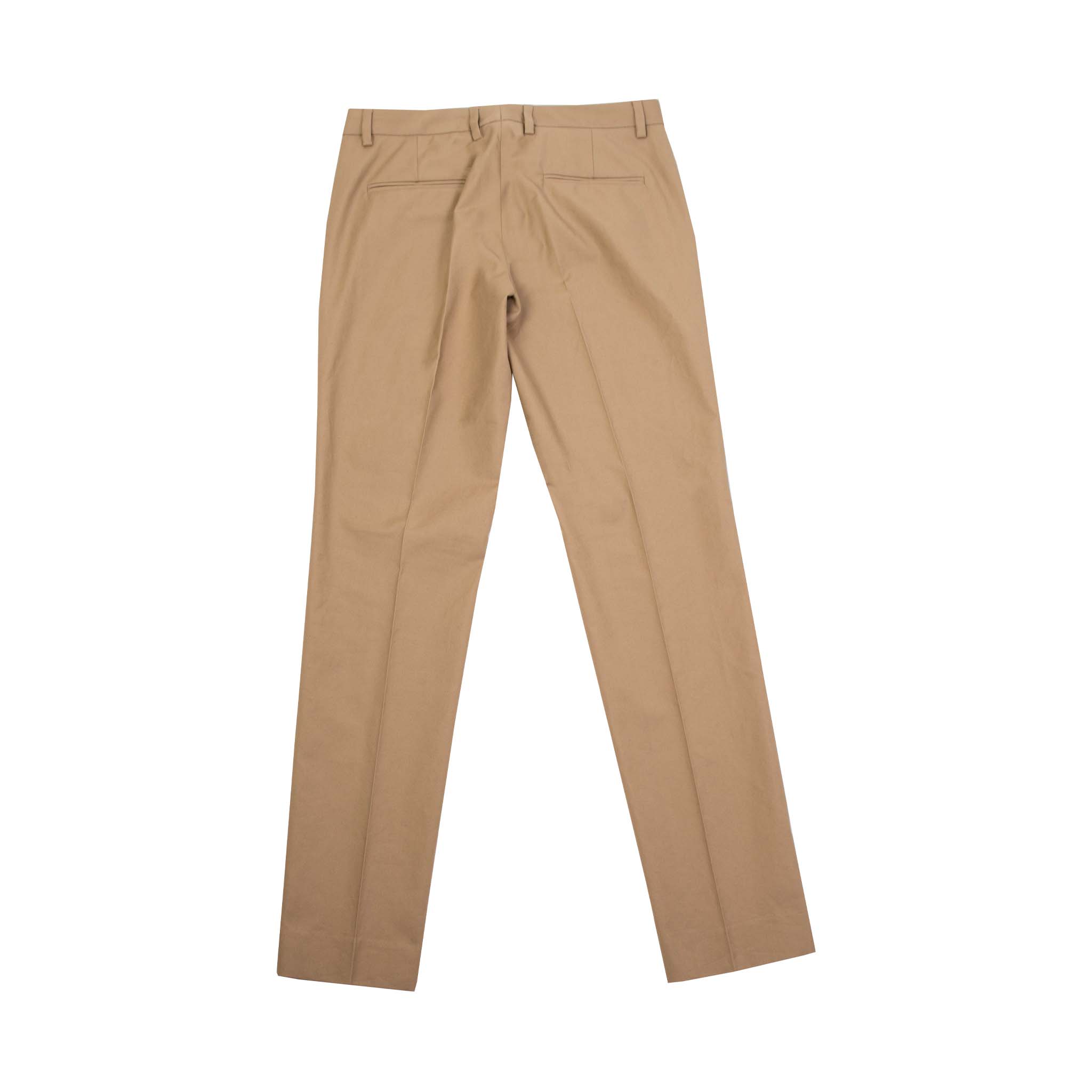 Lardini Beige Cotton Chino Trousers - Fizigo