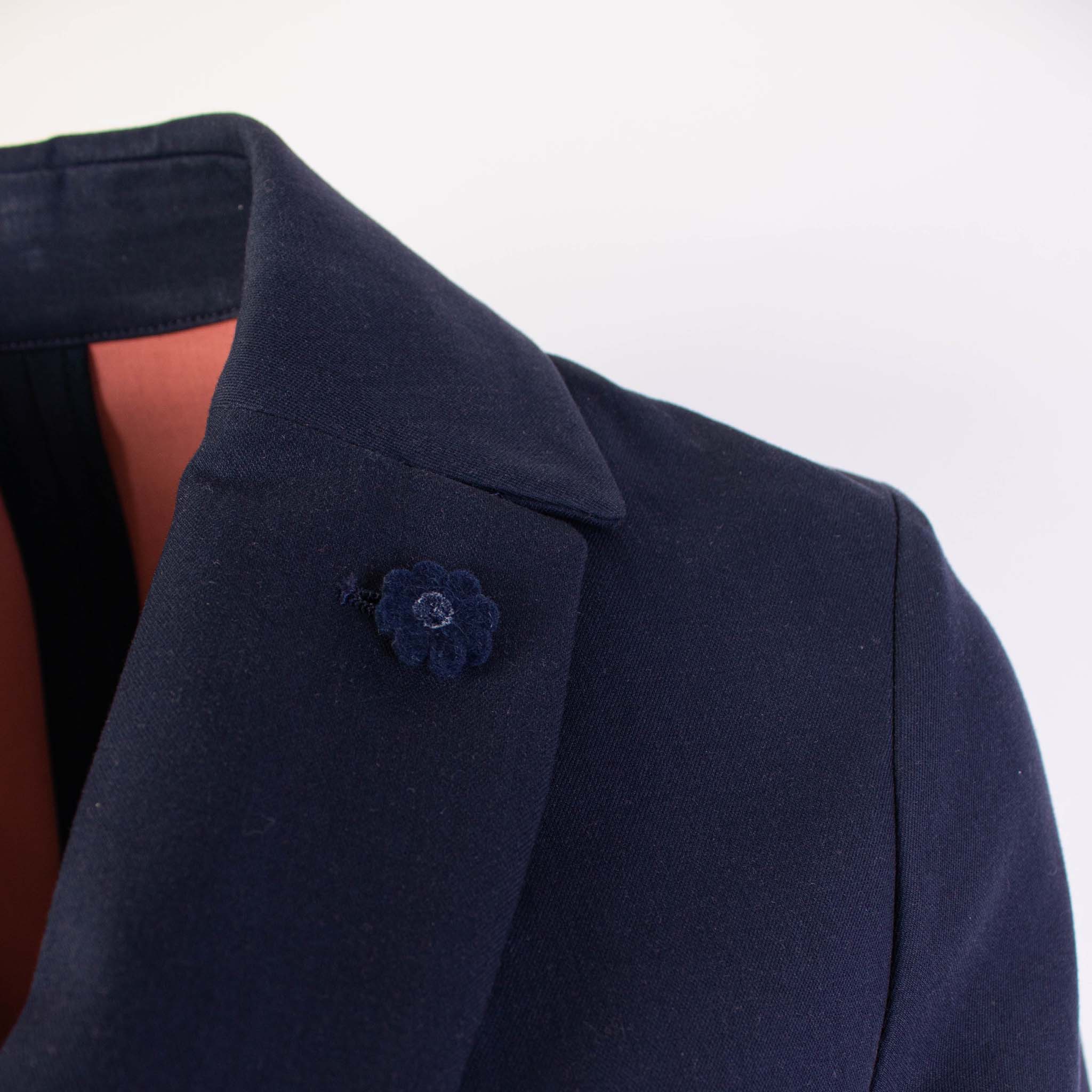 Lardini Blue Trench Cotton Coat - Fizigo