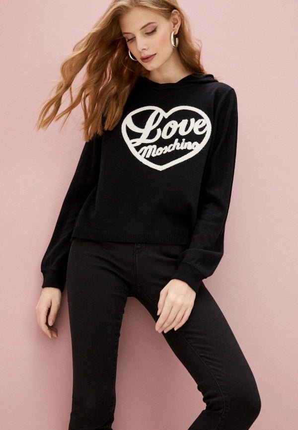 Love Moschino Black Cotton Jeans & Pant - Fizigo