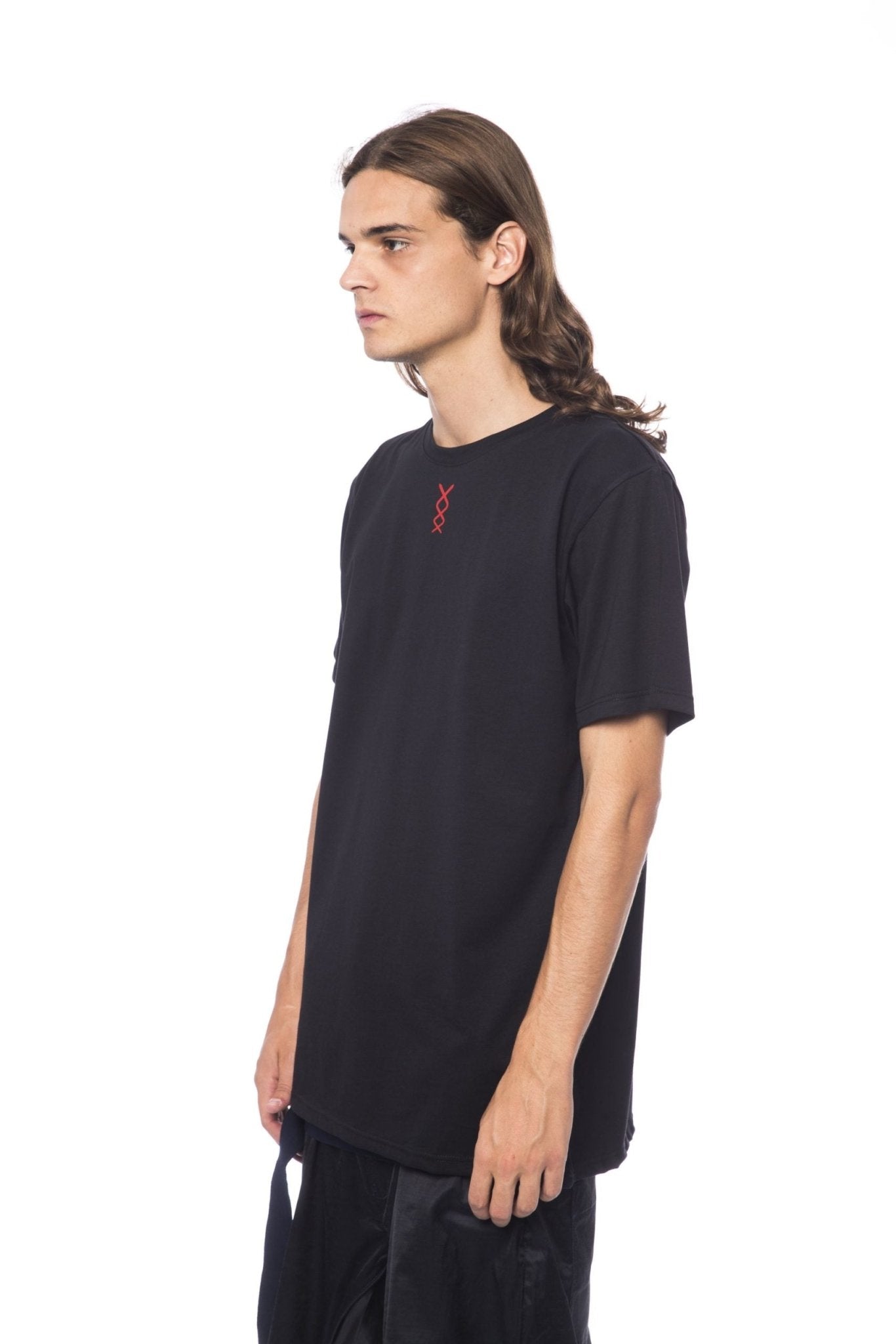 Nicolo Tonetto Black Cotton T-Shirt - Fizigo