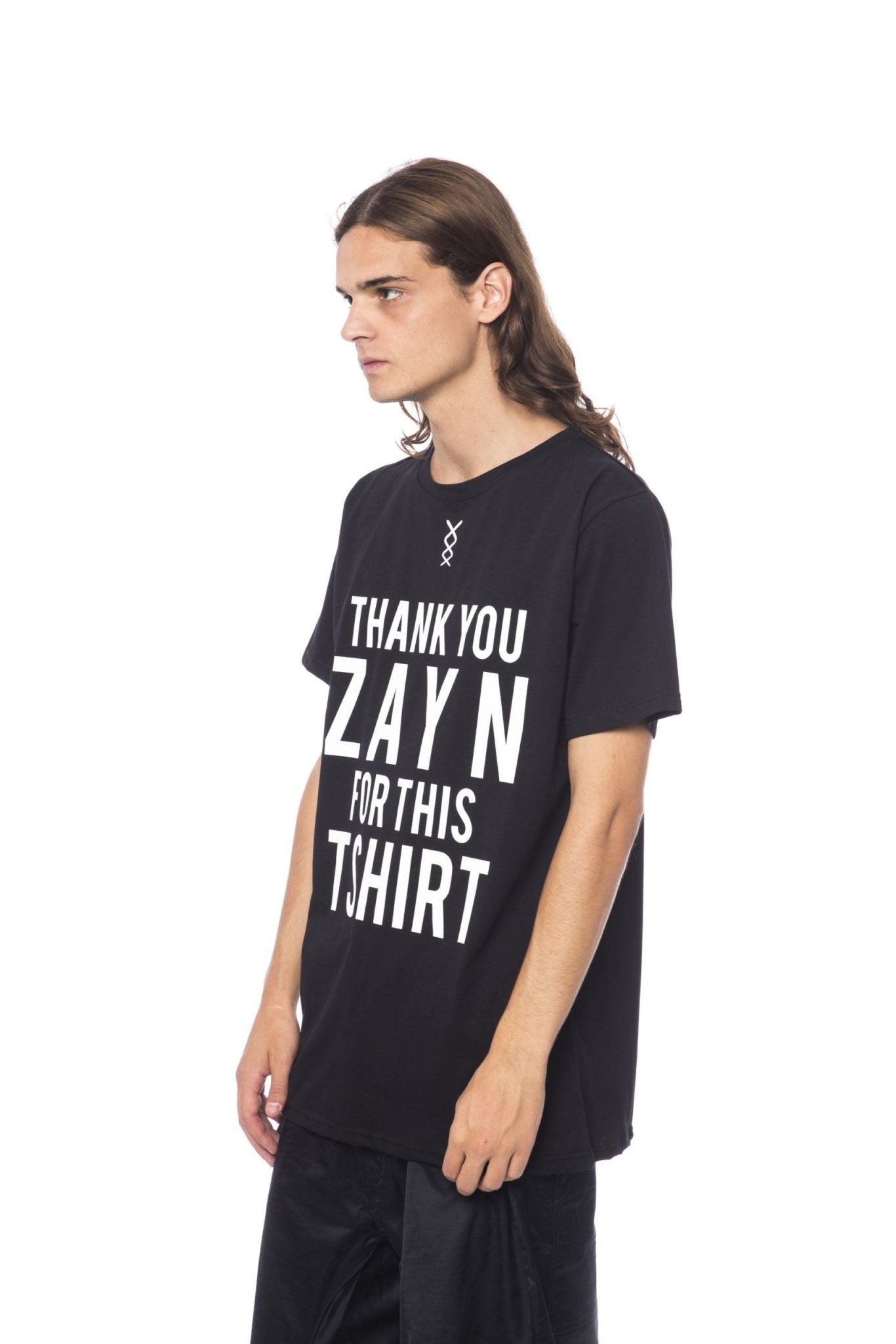 Nicolo Tonetto Black Cotton T-Shirt - Fizigo