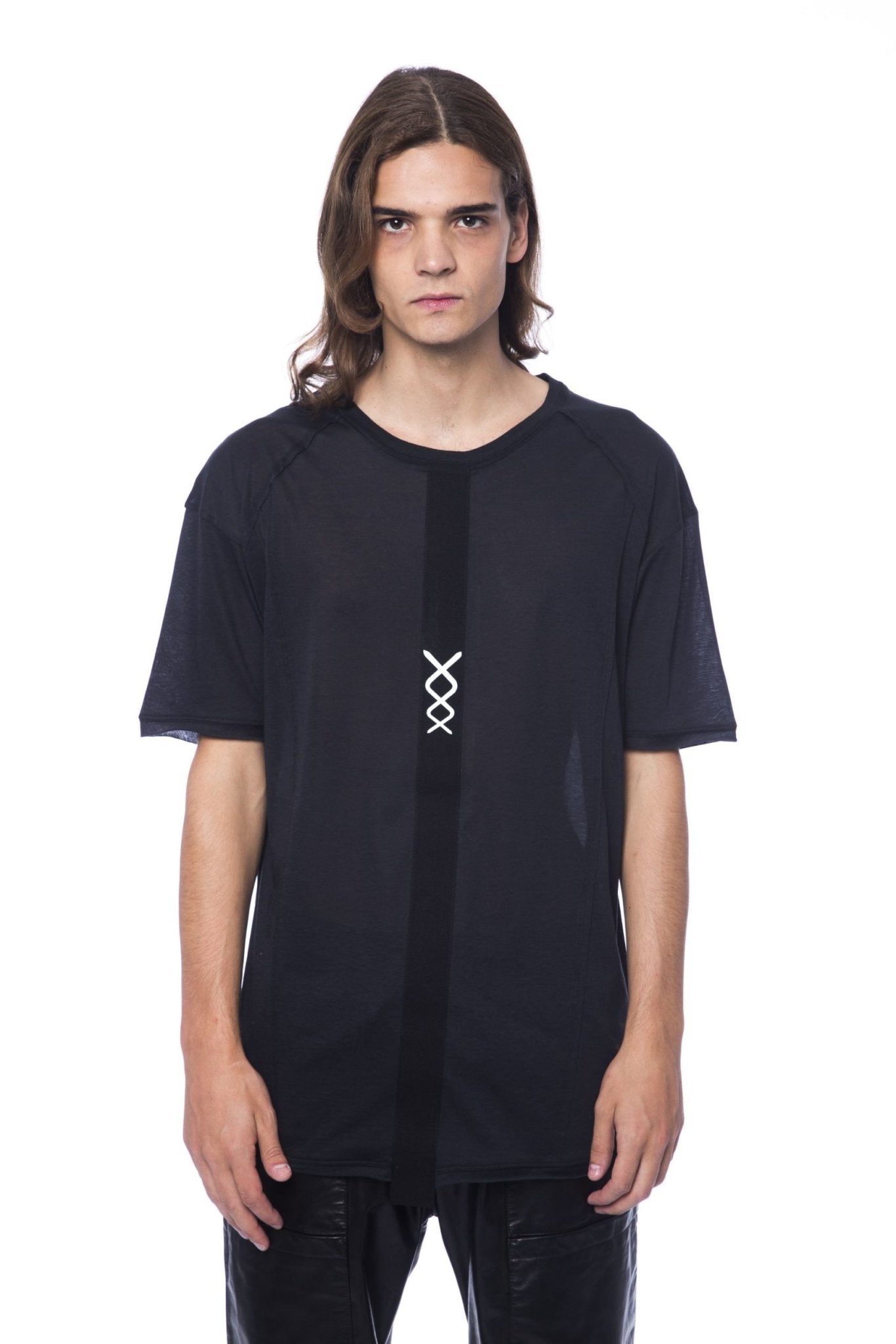 Nicolo Tonetto Black Cotton T-Shirt - Fizigo