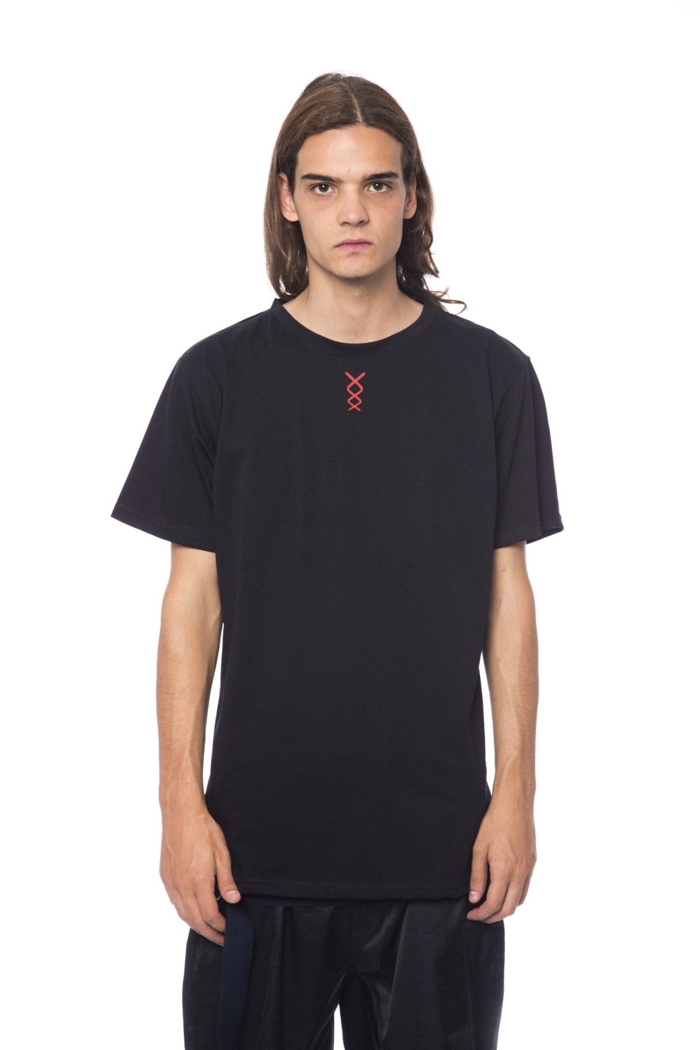 Nicolo Tonetto Black Cotton T-Shirt - Fizigo