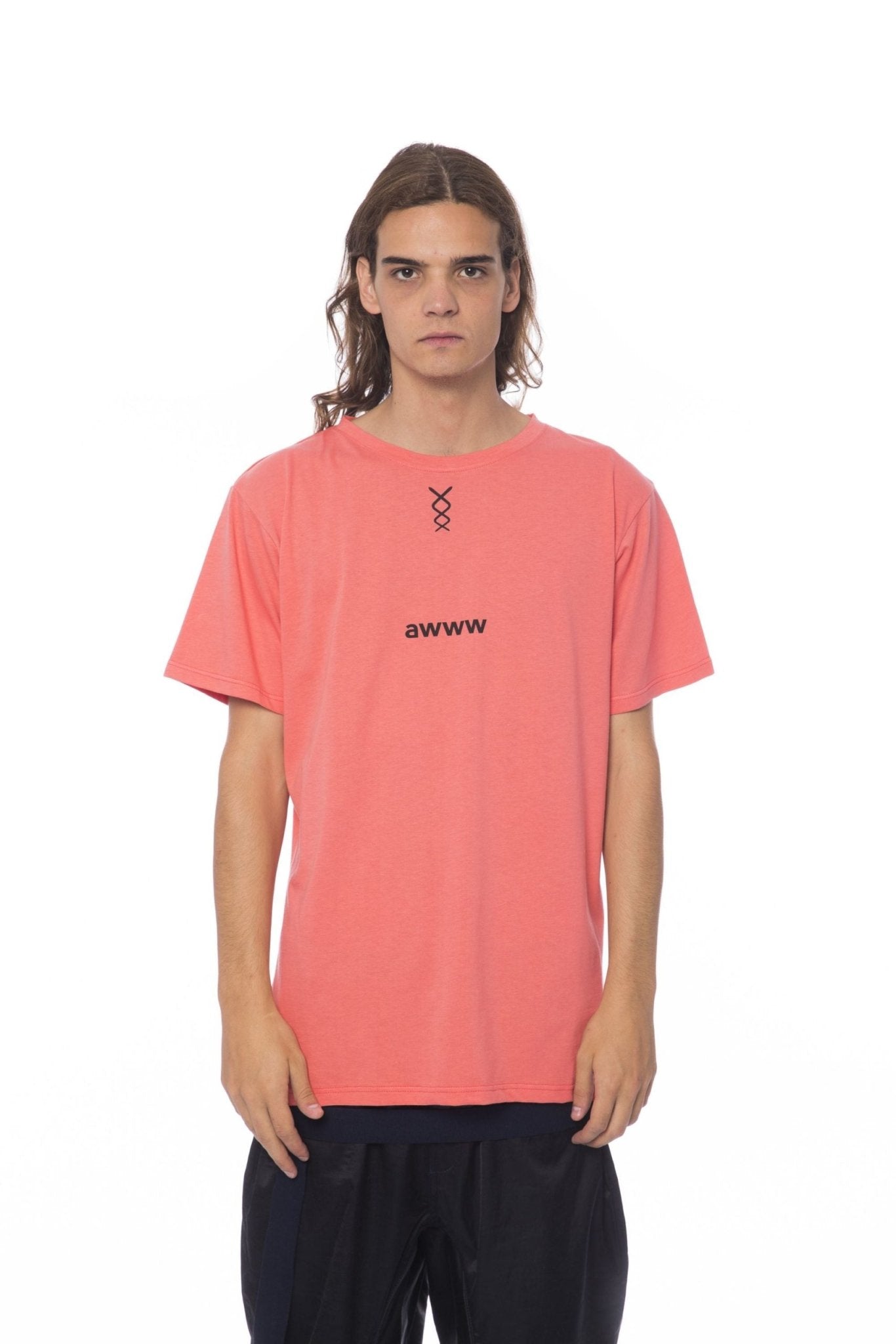 Nicolo Tonetto Pink Cotton T-Shirt - Fizigo