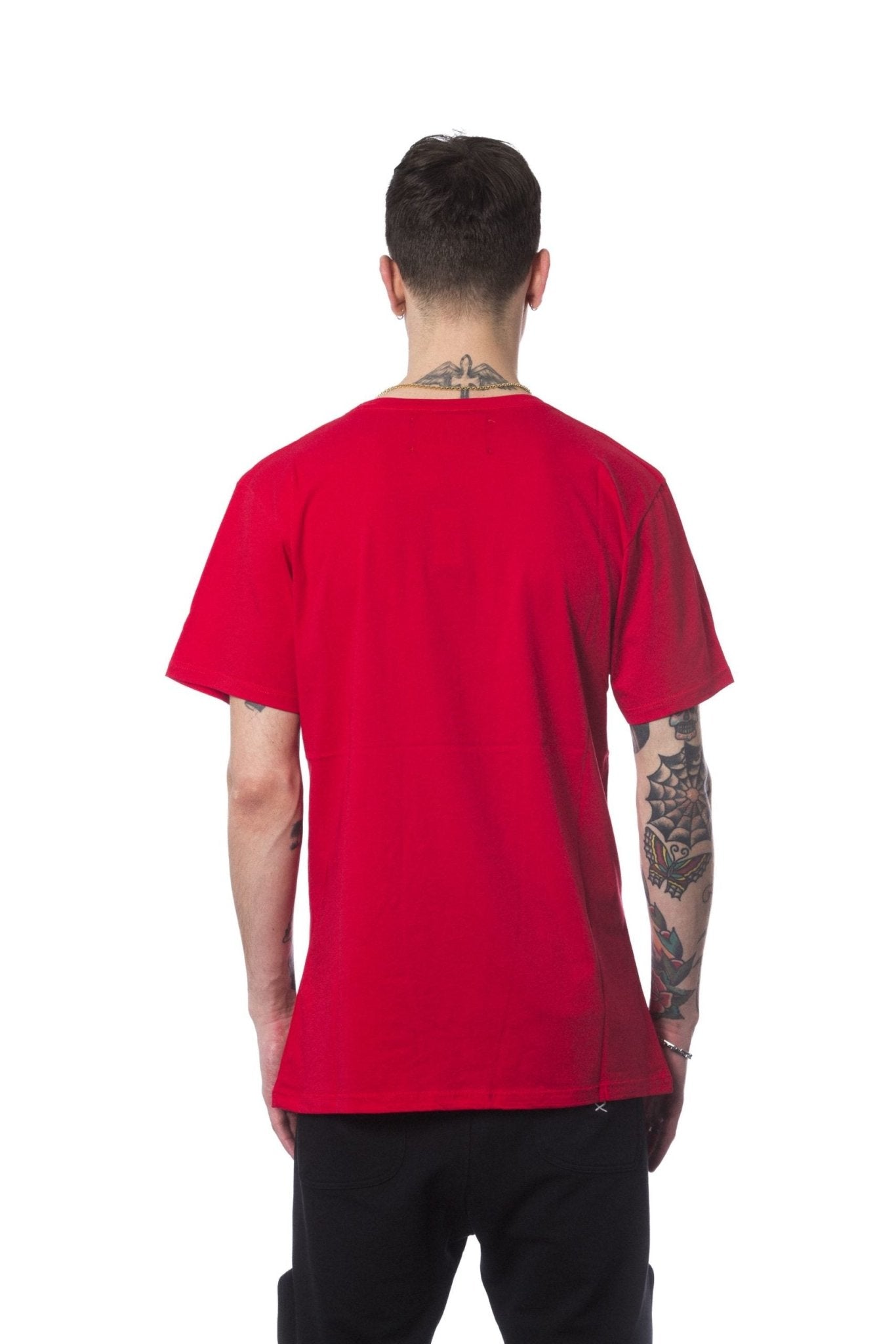 Nicolo Tonetto Red Cotton T-Shirt - Fizigo