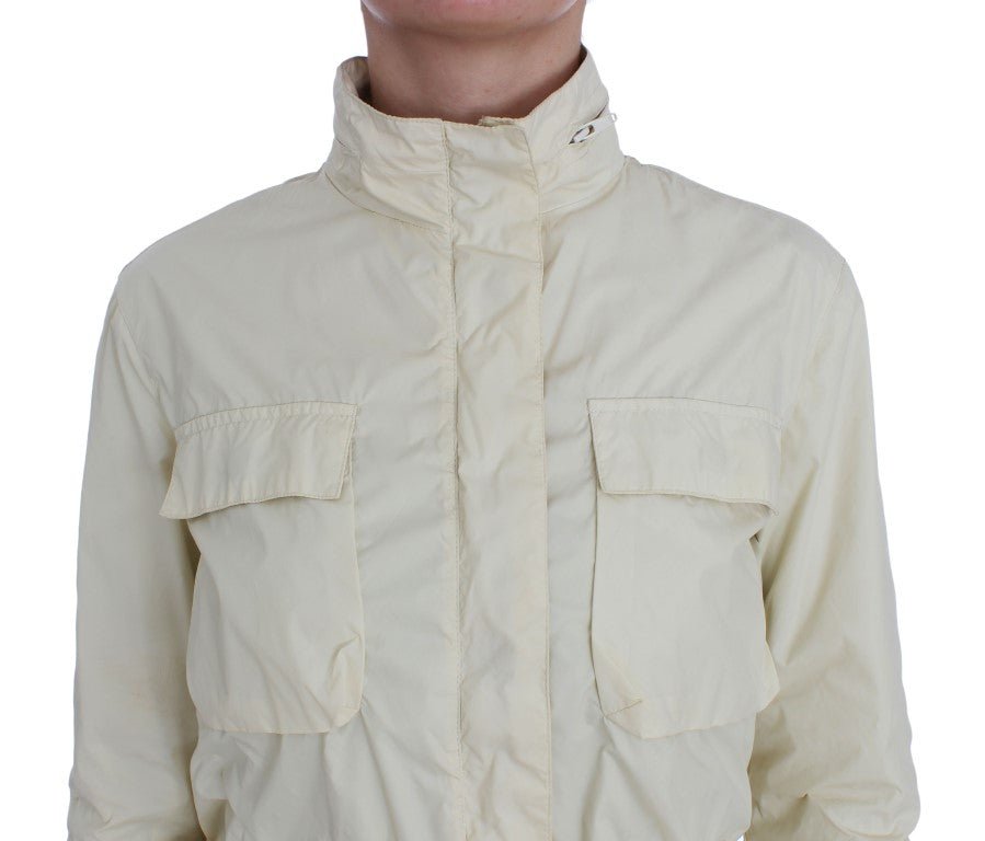 P.A.R.O.S.H. Beige Weather Proof Trench Jacket Coat - Fizigo