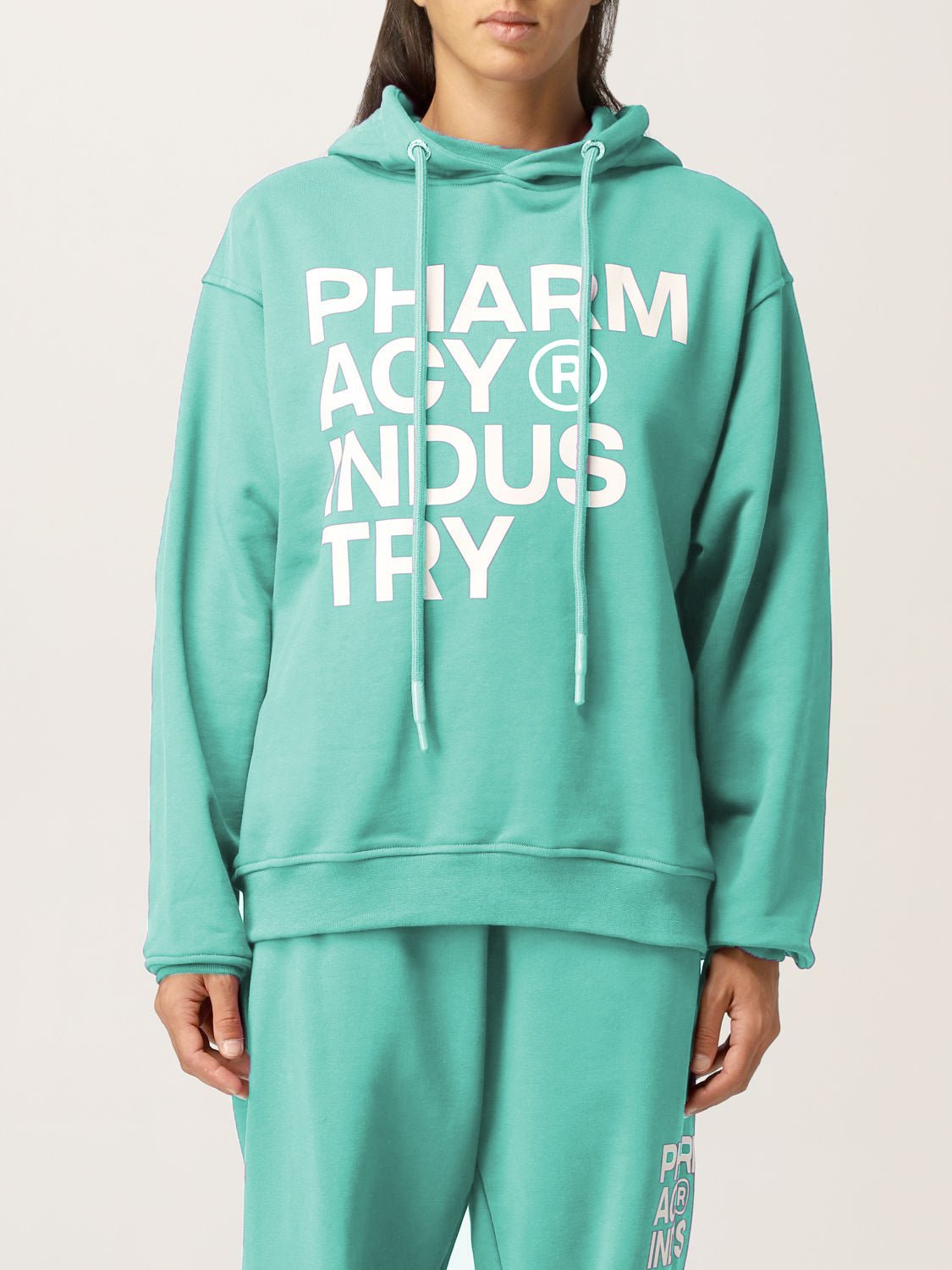 Pharmacy Industry Green Cotton Sweater - Fizigo