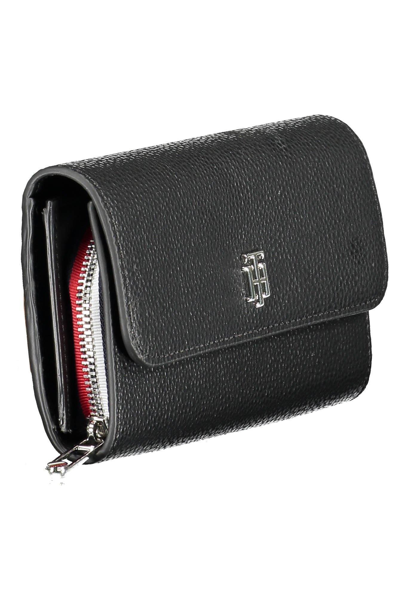 Tommy Hilfiger Black Polyurethane Wallet - Fizigo