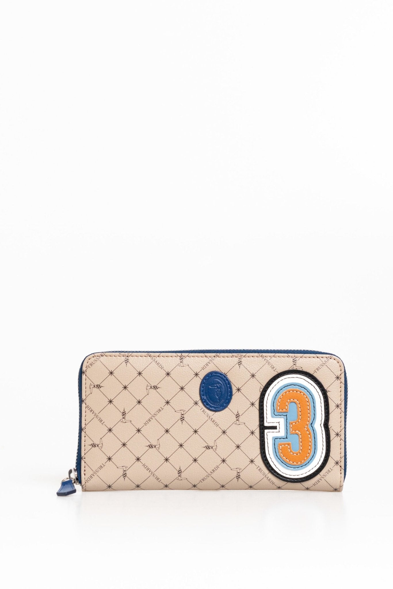 Trussardi Beige Leather Wallet - Fizigo