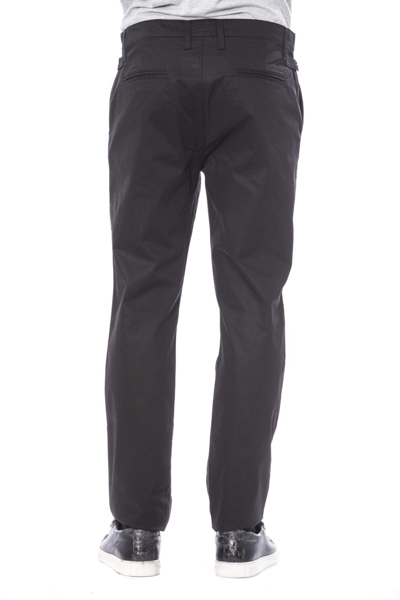 Verri Black Cotton Jeans & Pant - Fizigo