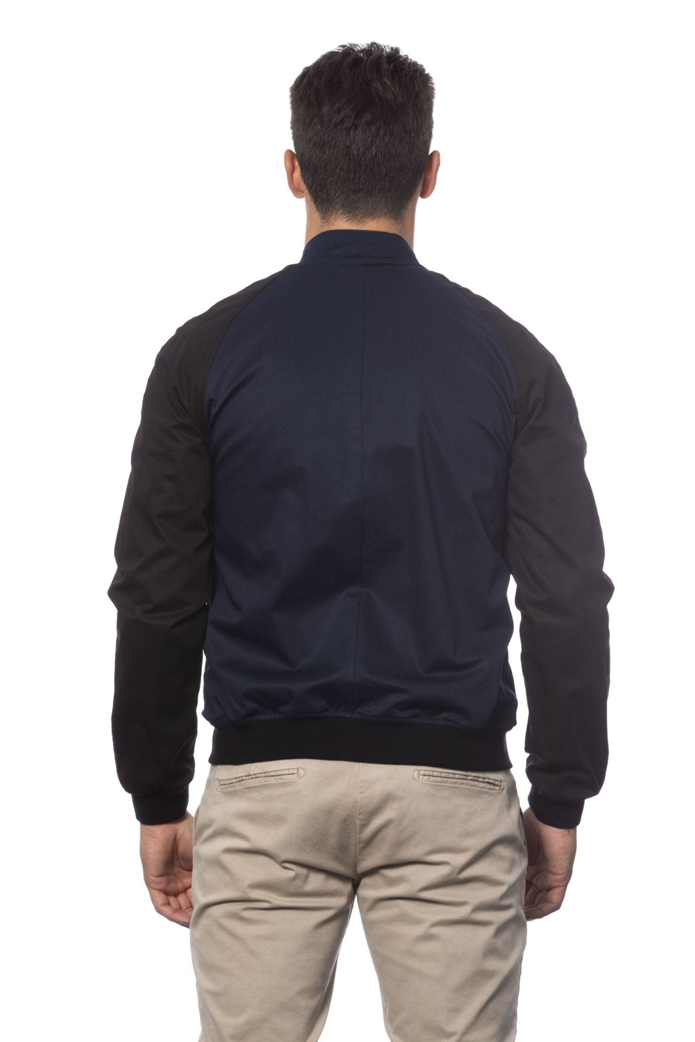 Verri Blue Cotton Jacket - Fizigo
